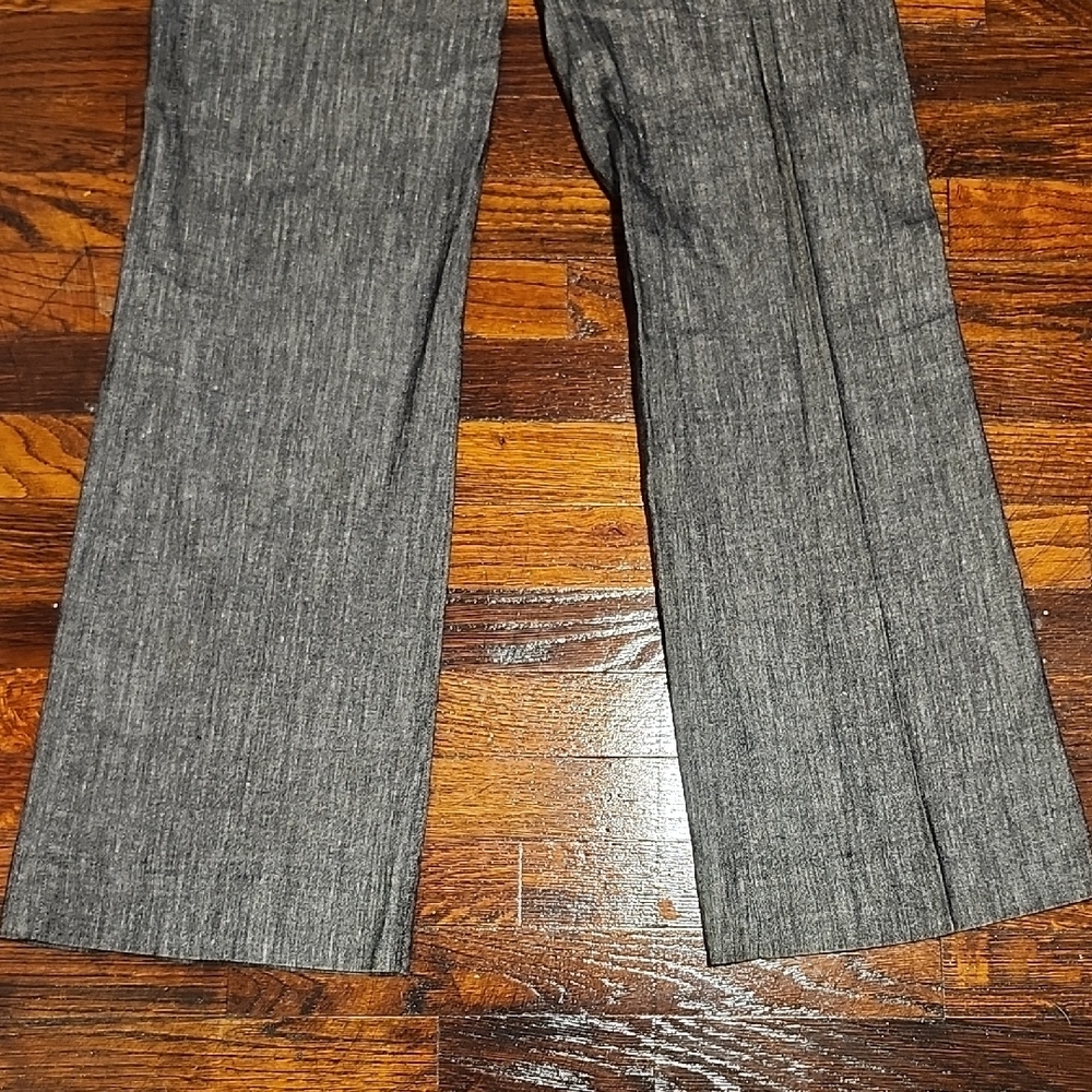 White House Black Market Coordinating Set Gray Pantsuit Rayon Linen Blend - Picture 11 of 16